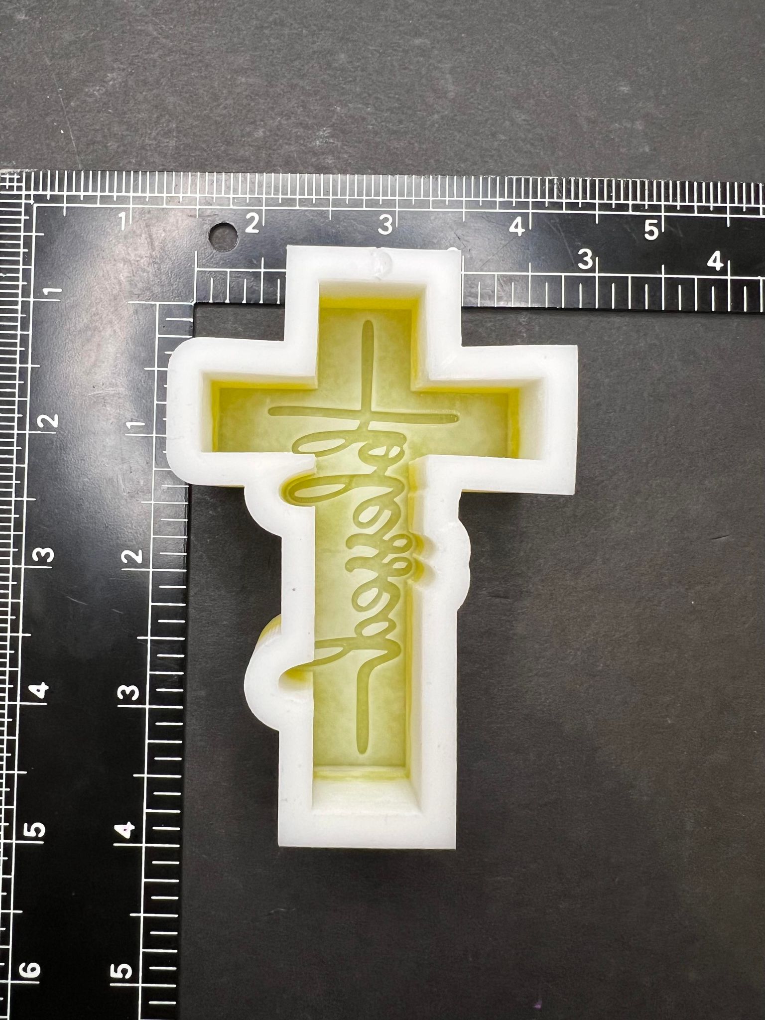 (A404) Blessed Cross Silicone Mold