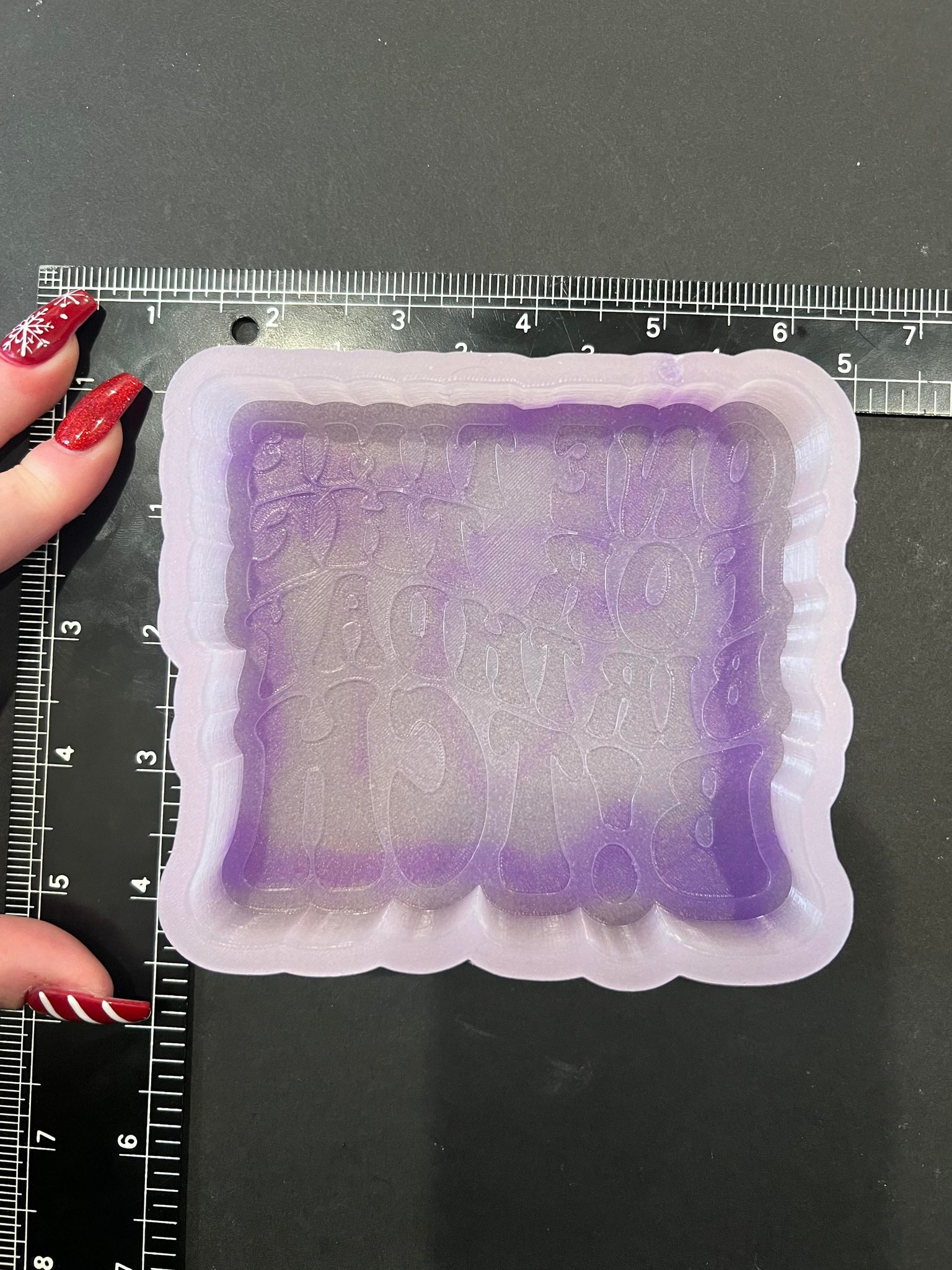 (A1020) One time for the birthday bitch Silicone Mold