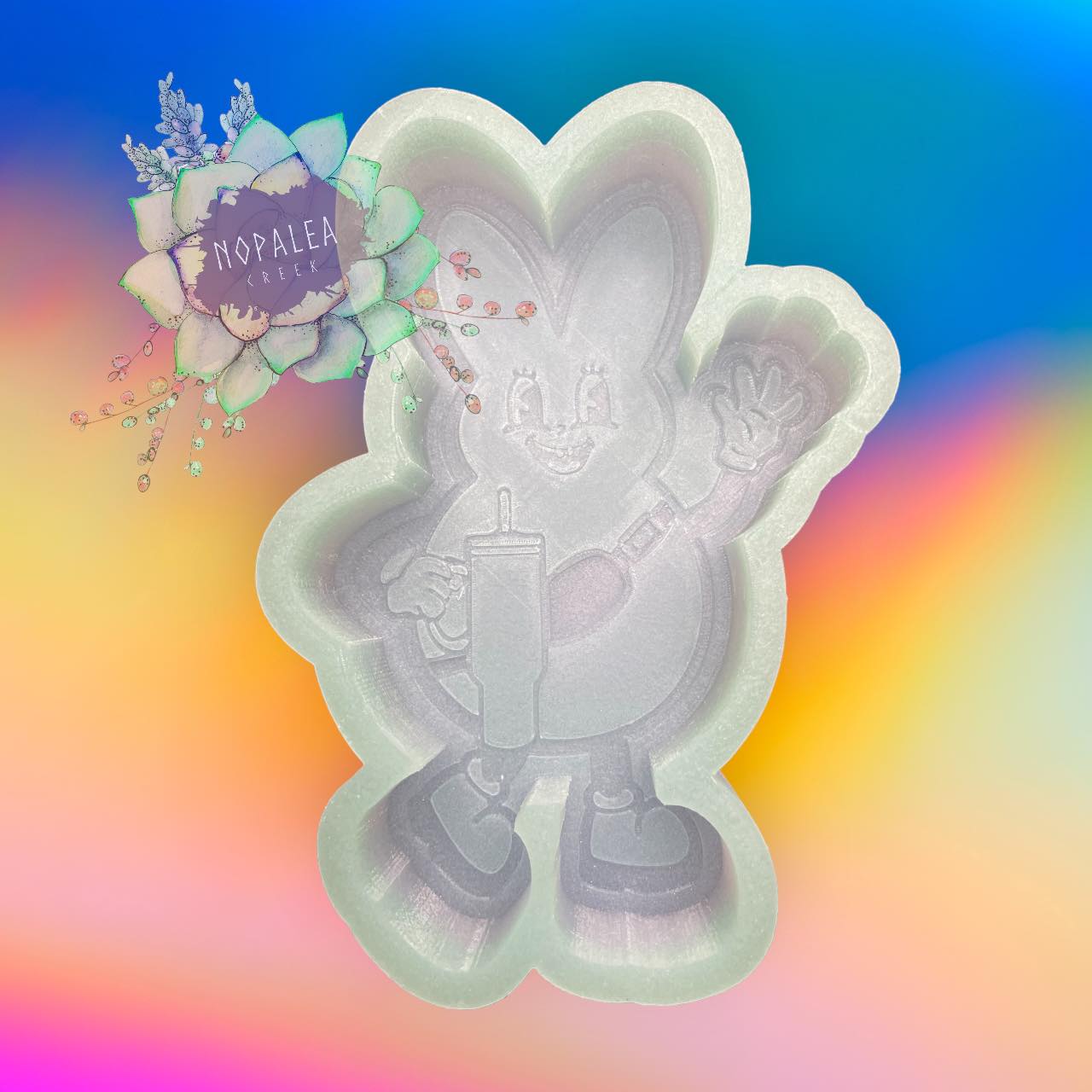 (B1634) Boujee Bunny Silicone Mold