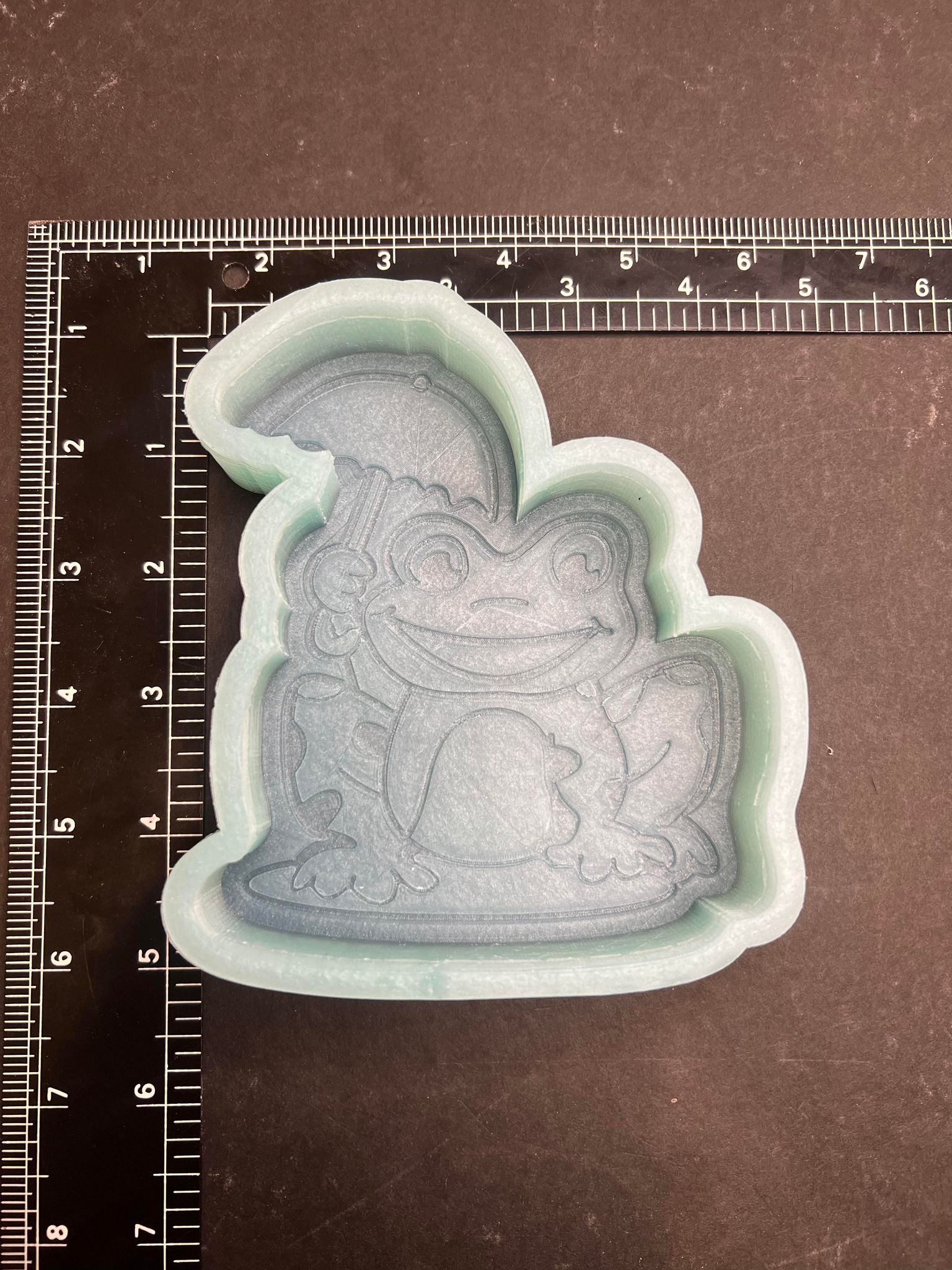 (B1320) Rainy Day Toad Silicone Mold